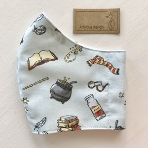Harry Potter mintás arcmaszk, szájmaszk, maszk - Artiroka design - gyerek - gyerek - Meska.hu