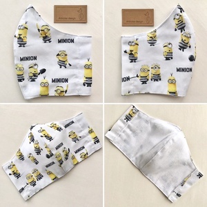  Minyon  mintás prémium szájmaszk, maszk, arcmaszk  - Artiroka design - gyerek - gyerek - Meska.hu
