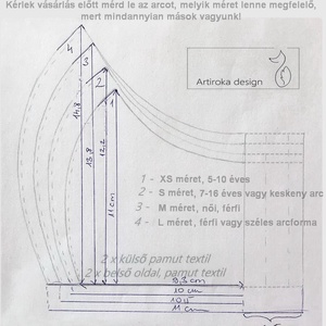 Frida -  prémium pamut textilből készült maszk, művészeteket kedvelőknek - Mesedoboz  - Artiroka design  - maszk, arcmaszk - női - Meska.hu