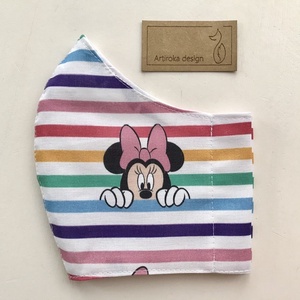 Miki egér PRÉMIUM pamut arcmaszk, szájmaszk, maszk, gyerek maszk - Mickey és Minnie  - Artiroka design - női - női - Meska.hu
