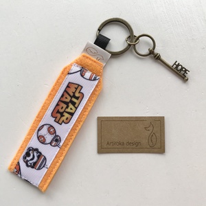Star Wars mintás kulcstartó HOPE, azaz remény kulccsal - Csillagok háborúja - Artiroka design - táska & tok - kulcstartó & táskadísz - kulcstartó - Meska.hu
