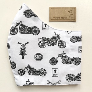 Motor mintás prémium szájmaszk, maszk, arcmaszk - Harley Davidson - Artiroka design - férfi & uniszex - férfi & uniszex - Meska.hu