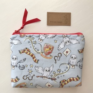 Harry Potter - Hedvig bagoly mintás prémium  irattartó pénztárca, neszesszer - Artiroka design - táska & tok - pénztárca & más tok - pénztárca - Meska.hu