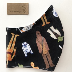 Star Wars mintás prémium arcmaszk, szájmaszk, maszk, gyerekmaszk - Artiroka design - férfi & uniszex - férfi & uniszex - Meska.hu