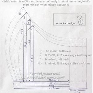 Bicikli mintás prémium pamut, fekete színű arcmaszk, szájmaszk, maszk - Artiroka design - maszk, arcmaszk - férfi & uniszex - Meska.hu