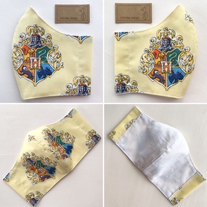 Harry Potter címer mintás arcmaszk, szájmaszk - Artiroka design - gyerek - gyerek - Meska.hu