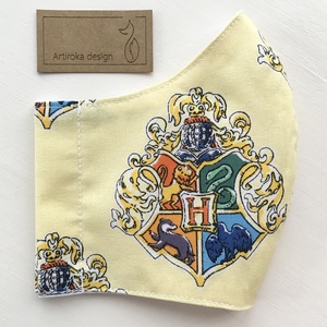 Harry Potter címer mintás arcmaszk, szájmaszk - Artiroka design - gyerek - gyerek - Meska.hu
