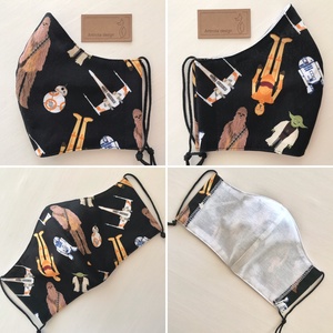 Star Wars mintás prémium arcmaszk, szájmaszk, maszk, gyerekmaszk -  L méret KÉSZLETEN - Artiroka design - férfi & uniszex - férfi & uniszex - Meska.hu