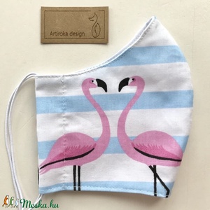 Flamingó mintás irattartó pénztárca   - Artiroka design - női - női - Meska.hu