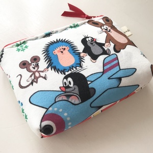 Kisvakond és barátai mintás, sárga színű irattartó,  pénztárca - Gyereknap - táska & tok - pénztárca & más tok - pénztárca - Meska.hu