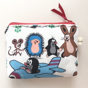 Kisvakond és barátai mintás, sárga színű irattartó,  pénztárca - Gyereknap - táska & tok - pénztárca & más tok - pénztárca - Meska.hu