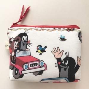 Kisvakond és barátai mintás, sárga színű irattartó,  pénztárca - Gyereknap - táska & tok - pénztárca & más tok - pénztárca - Meska.hu