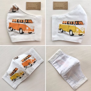 Volkswagen retro autó mintás arcmaszk, szájmaszk, maszk -VW - Artiroka design - férfi & uniszex - férfi & uniszex - Meska.hu