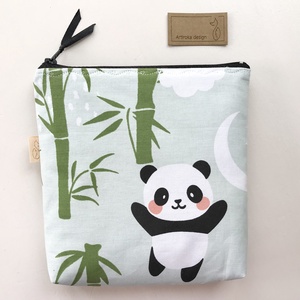 Panda Maci mintás szendvics tartó neszesszer  - Artiroka design, Táska & Tok, Uzsonna- & Ebéd tartó, Ebéd tasak, doboz, Varrás, MESKA