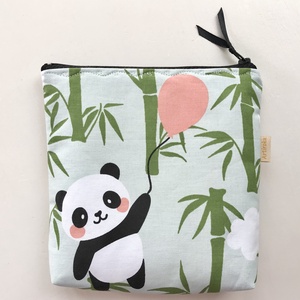 Panda Maci mintás szendvics tartó neszesszer  - Artiroka design - táska & tok - uzsonna- & ebéd tartó - ebéd tasak, doboz - Meska.hu