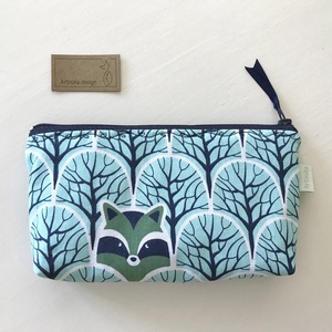 Róka, mackó vagy mosómedve mintás, erdei állatos neszesszer, tolltartó, szemüvegtok - Artiroka design - táska & tok - neszesszer - Meska.hu Róka, mackó vagy mosómedve mintás, erdei állatos neszesszer, tolltartó, szemüvegtok - Artiroka design - táska & tok - neszesszer - Meska.hu