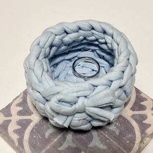 Kis gyűrűtartó kosár  - Mesedoboz, Otthon & Életmód, Tárolás & Rendszerezés, Tárolókosár, Ékszerkészítés, MESKA