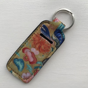 Klimt festménye mintás kulcstartó, ajakbalzsam tartó - táska & tok - kulcstartó & táskadísz - kulcstartó - Meska.hu