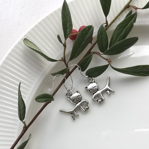 Cicás fülbevaló , Ékszer, Fülbevaló, Lógó fülbevaló, Ékszerkészítés, MESKA