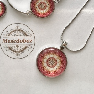 Mandala mintás nyaklánc - Meska.hu