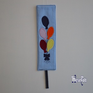Luficsokor Könyvjelző, Könyv & Zene, Könyvjelző, Patchwork, foltvarrás, Hímzés, MESKA