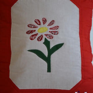 Cirmos gerbera Díszpárna huzat - otthon & életmód - lakástextil - párna & párnahuzat - Meska.hu