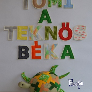 Magyar ABC textil betűkészlet - játék & sport - készségfejlesztő és logikai játék - oktató játékok - Meska.hu