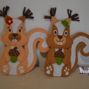 Mókus játékfigurák - Meska.hu