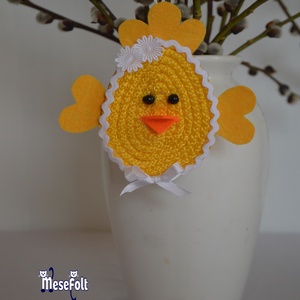 Húsvéti Csibe - Tojásfadísz - Meska.hu