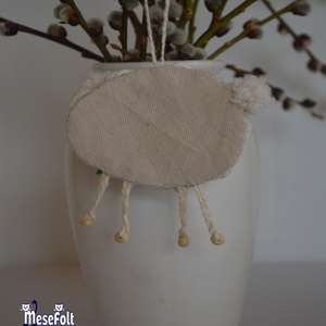 Húsvéti bárány - Tojásfadísz - ünnepi díszek, dekorációk - húsvéti díszek és dekorációk - húsvéti tojásfadíszek - Meska.hu