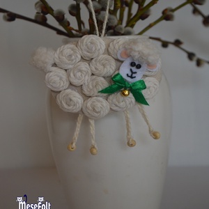 Húsvéti bárány - Tojásfadísz - Meska.hu