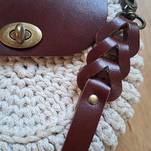 Horgolt oreo crossbody táska - Meska.hu