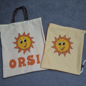 napocska ovis jellel és névvel ovis zsák és tornazsák - játék & sport - ovis felszerelés - ovis szett - Meska.hu