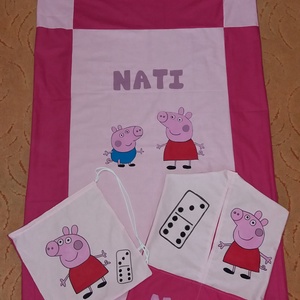 peppa malac ovis zsák és tornazsák - játék & sport - ovis felszerelés - ovis szett - Meska.hu