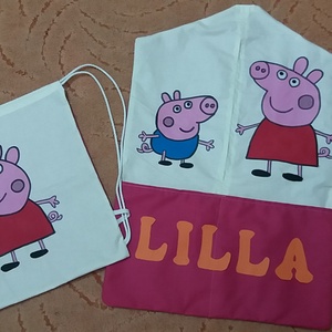 peppa malac ovis zsák és tornazsák, Játék & Sport, Ovis felszerelés, Ovis szett, Festészet, MESKA