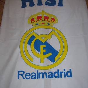 real madrid ovis ágynemű huzat névvel  - Meska.hu