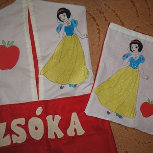 hercegnő hófehérke oviszsák szett névvel - Meska.hu