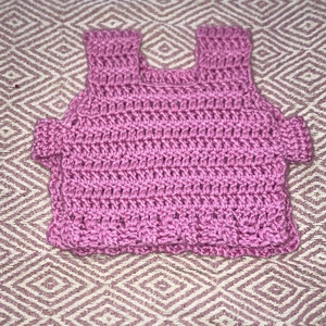 Horgolt mellény - ruha & divat - gyerekruha - gyerek mellény - Meska.hu