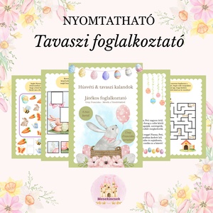 Tavaszi foglalkoztató - verses foglalkoztató (nyomtatható), Játék & Sport, Készségfejlesztő és Logikai játék, Oktató játékok, Fotó, grafika, rajz, illusztráció, MESKA