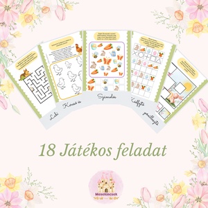 Tavaszi foglalkoztató - verses foglalkoztató (nyomtatható) - játék & sport - készségfejlesztő és logikai játék - oktató játékok - Meska.hu