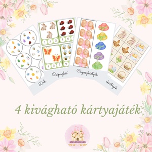 Tavaszi foglalkoztató - verses foglalkoztató (nyomtatható) - játék & sport - készségfejlesztő és logikai játék - oktató játékok - Meska.hu