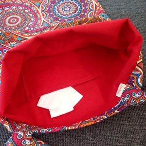 Bélelt textil válltáska, szatyor - mandala - táska & tok - bevásárlás & shopper táska - shopper, textiltáska, szatyor - Meska.hu