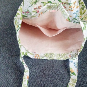 Bélelt textil válltáska, szatyor - mező - táska & tok - kézitáska & válltáska - válltáska - Meska.hu