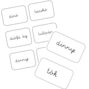 Zöngés-zöngétlen hang-/betűpárok - játék & sport - készségfejlesztő és logikai játék - oktató játékok - Meska.hu