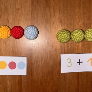 Számláljunk gombócokkal! - játék & sport - készségfejlesztő és logikai játék - oktató játékok - Meska.hu