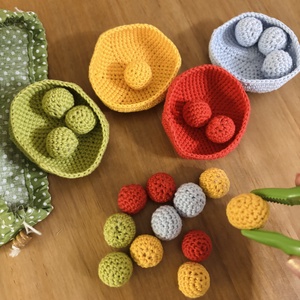 Számláljunk gombócokkal! - játék & sport - készségfejlesztő és logikai játék - oktató játékok - Meska.hu