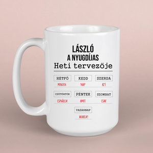 Nyugdíjas búcsúztató ajándék  vicces bögre - otthon & életmód - konyhafelszerelés, tálalás - tálalás - bögre & csésze - Meska.hu