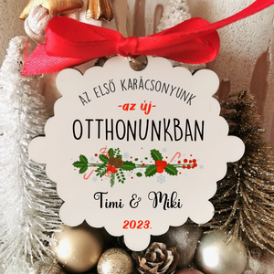 Új otthonunk  karácsonyfadísz - Meska.hu