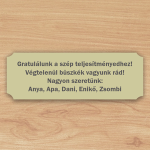 Ajándék pingpongozó férfiaknak-egyedi feliratos szobor - művészet - szobor - fém - Meska.hu