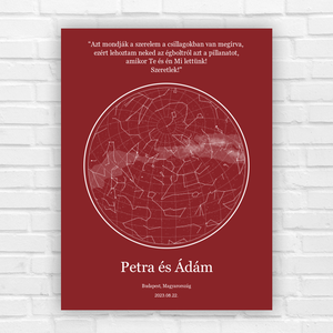 Csillagtenger- romantikus csillagkép ajándék pároknak - otthon & életmód - dekoráció - kép & falikép - poszter - Meska.hu